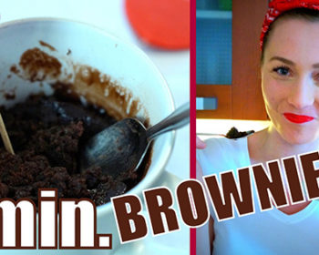 Hotové za 1 minútu! Čokoládový brownie koláč do hrnčeka